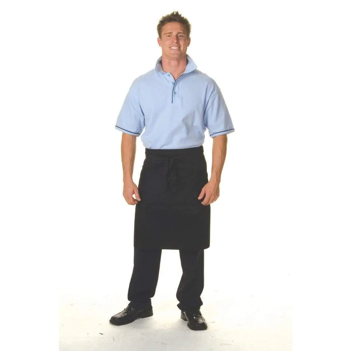 Dnc Workwear Cotton Drill 3/4 Apron No Pocket - 2302 Metro Workwear.